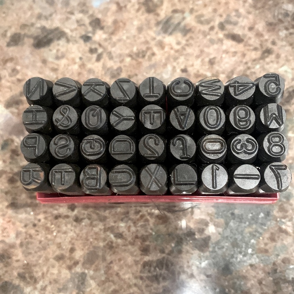 Number and Letter punch New